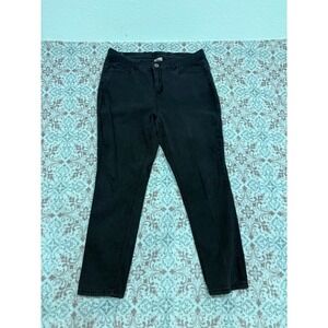 Hydraulic Hydra Lift Ankle Skinny Jeans Black High Rise Plus Size 18W HW41039